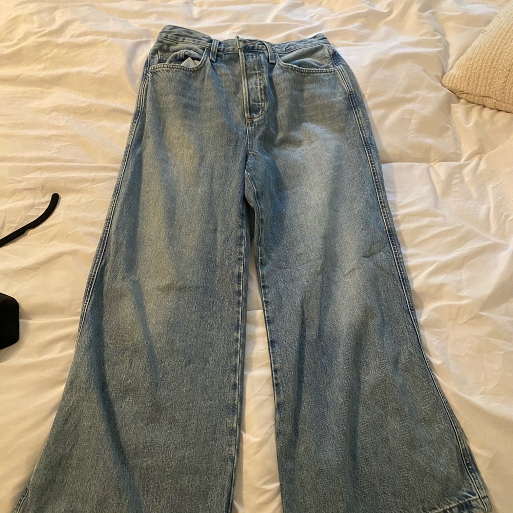 Favorite Daughter Light Blue Flare Jeans